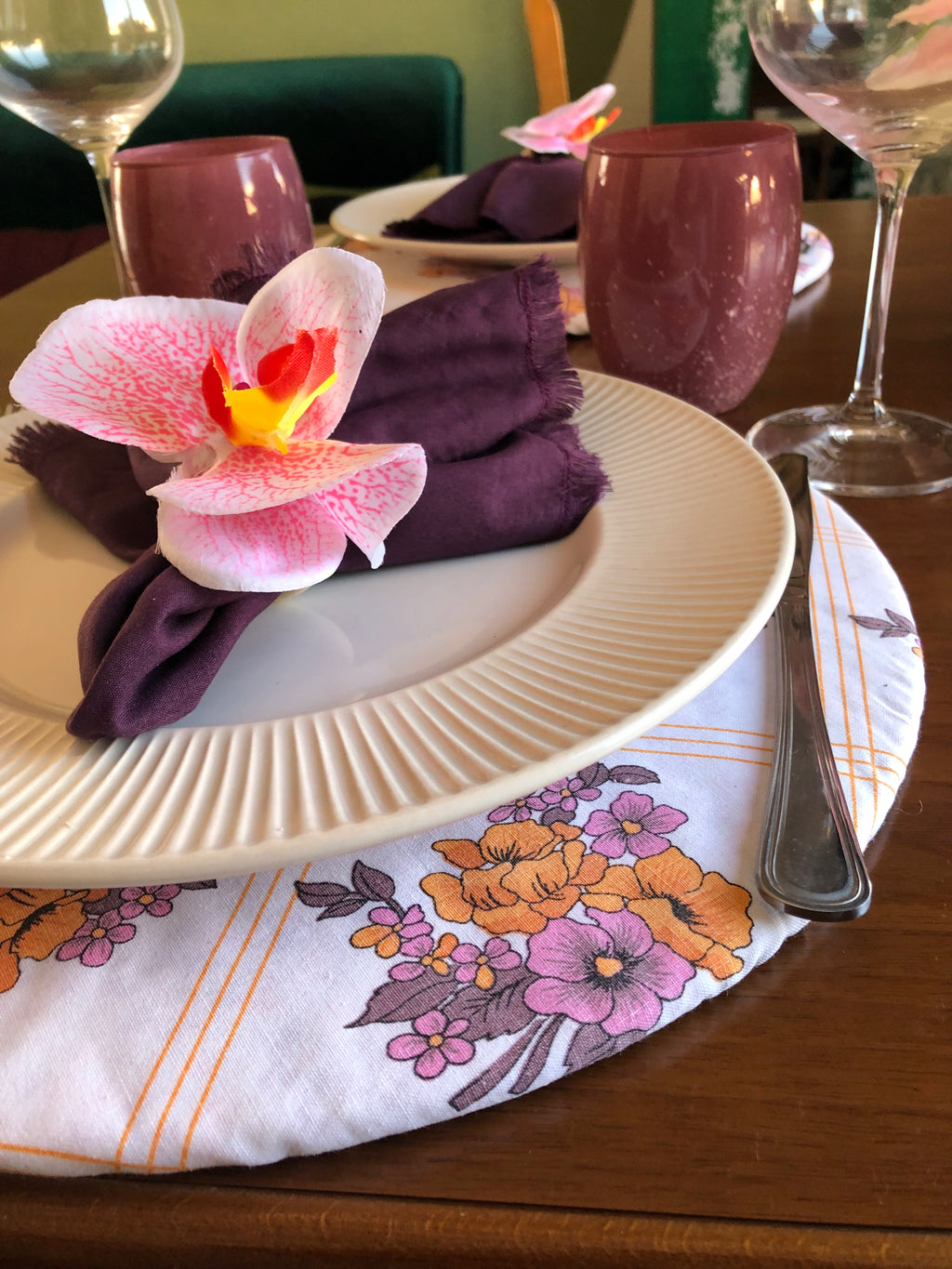 Orchidea Rosa grande 2U.