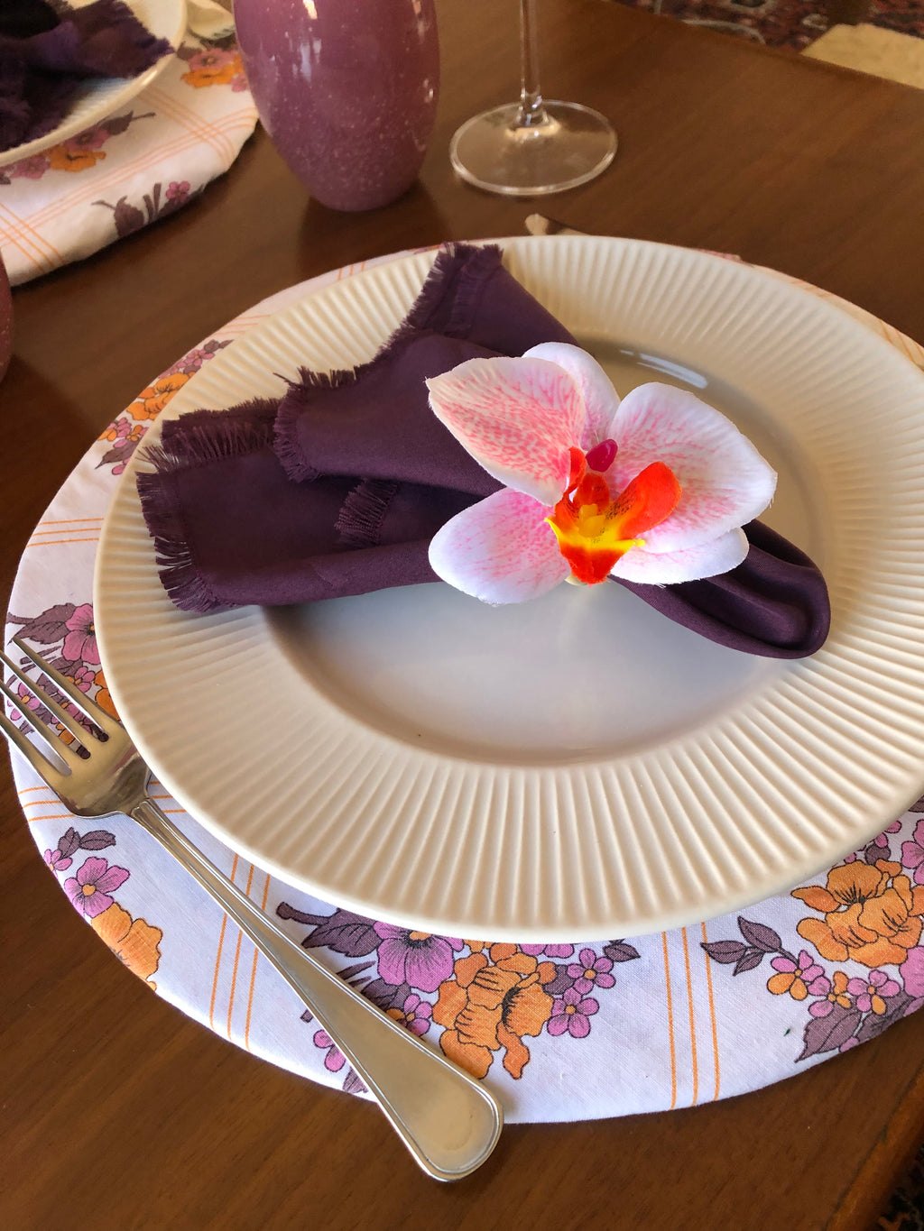 Orchidea Rosa grande 2U.