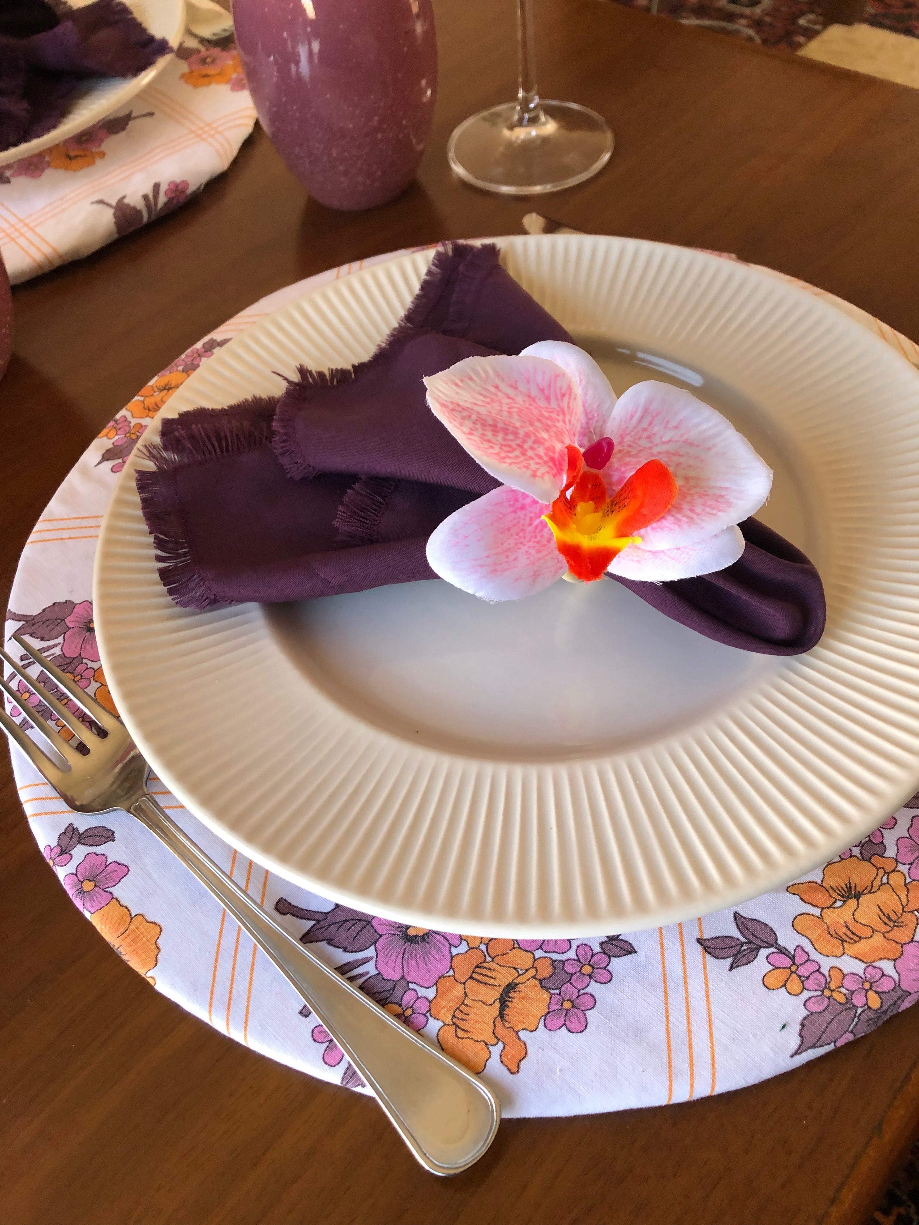 Orchidea Rosa grande 2U.