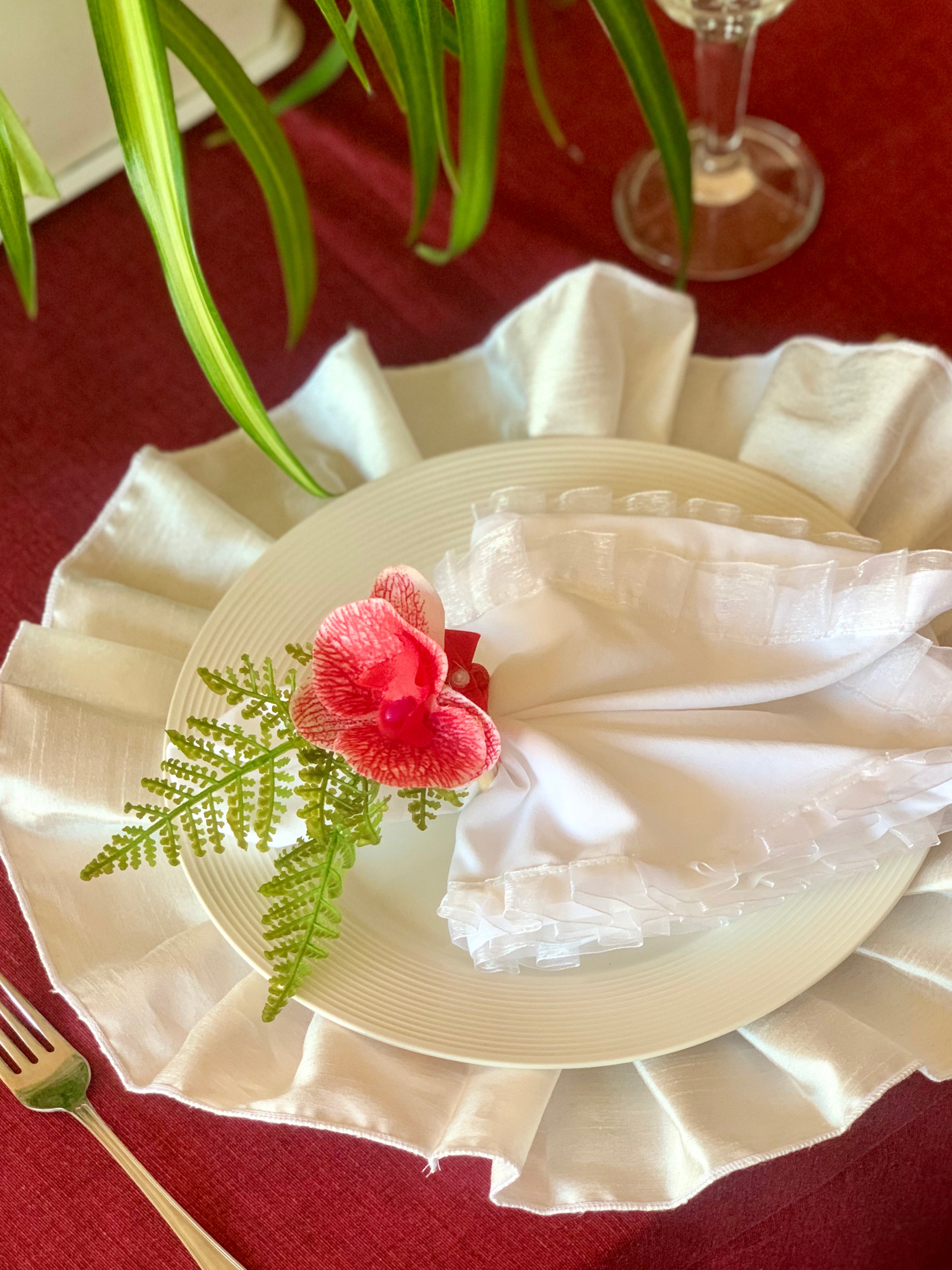 COFANETTO ORCHIDEA ROSSA