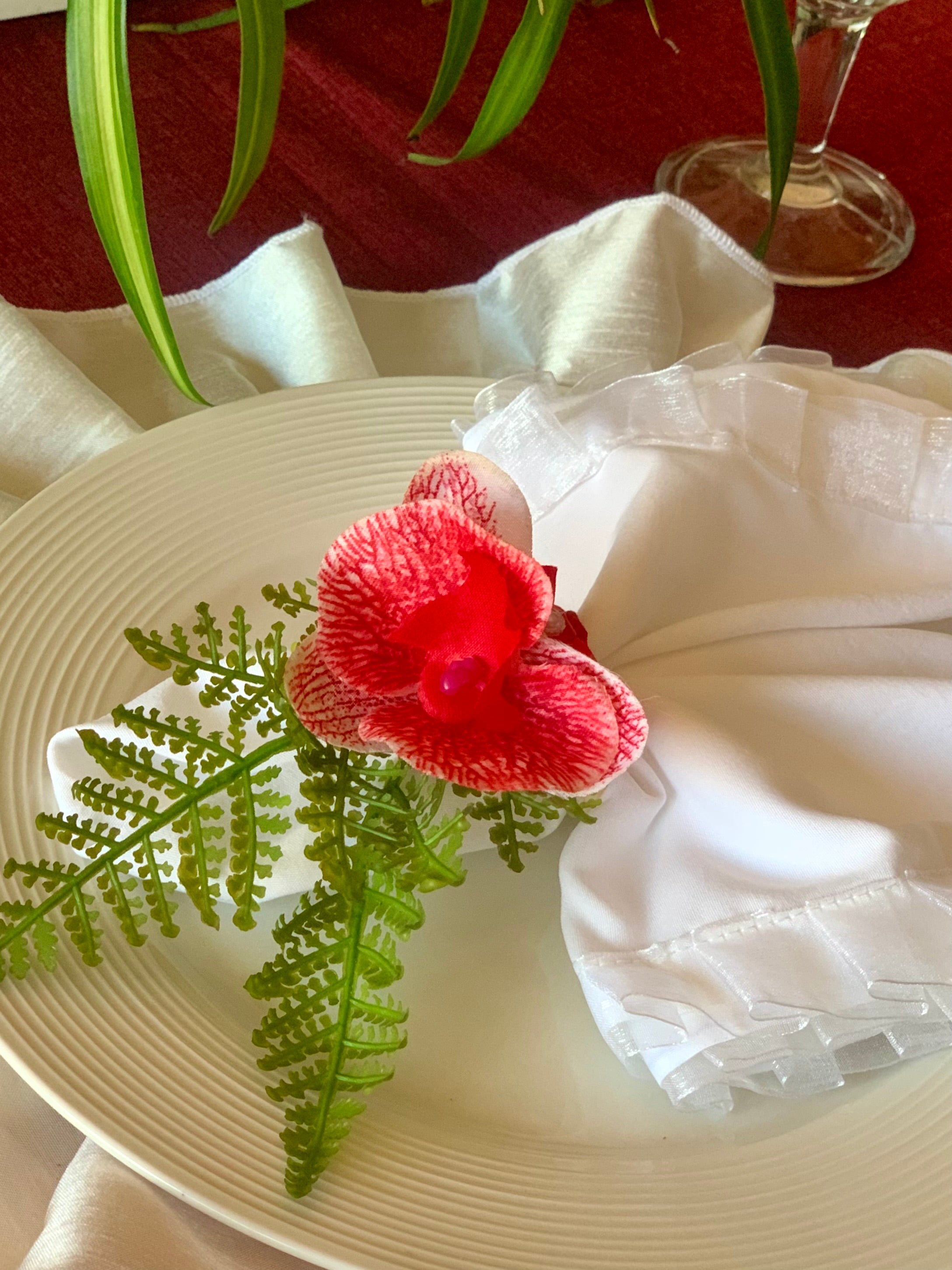 COFANETTO ORCHIDEA ROSSA