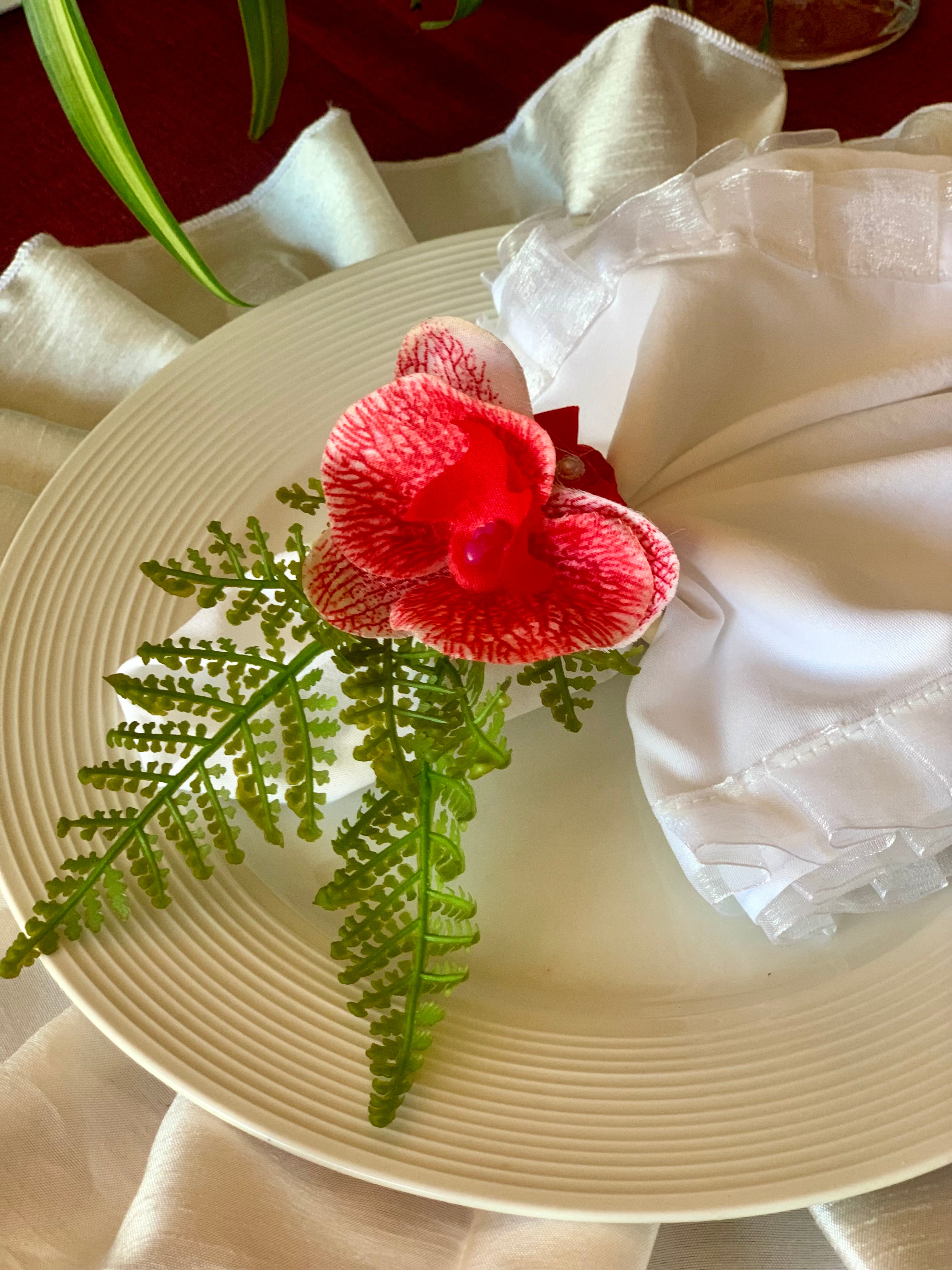 COFANETTO ORCHIDEA ROSSA